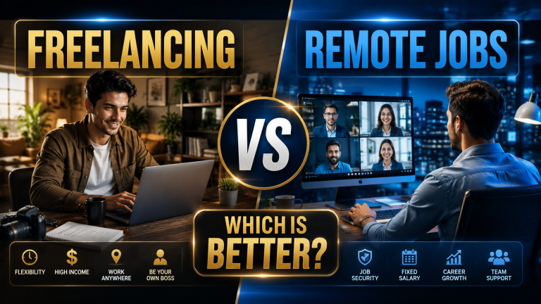 Freelancing vs Remote Jobs: Which Career Is Better in 2026?